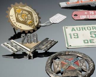 Vintage Automobile/Gas Emblems Auto Related 