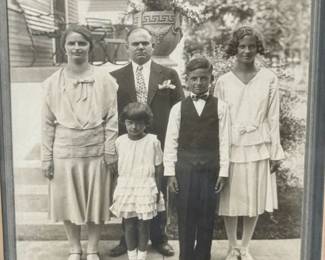  Lot of three antiques/vintage family photos