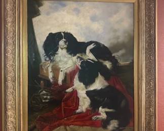 King Charles Spaniels by W. Norman