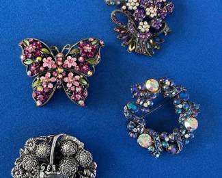 More fun and beautiful costume broches.