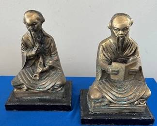 Vintage Chinese brass sculptures.