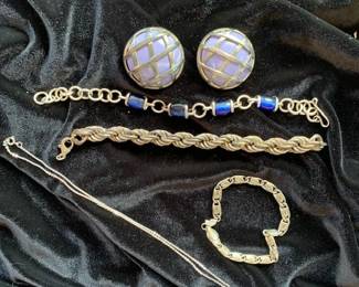 Costume jewelry (some sterling).