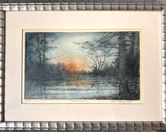 Carole Ann Hardy Pigott (American B1948) Limited Edition Etching "Delta Dawn", Signed
Lot #: 64