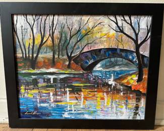 Leonid Afremov (Russian-Israeli B1955) Original Oil Painting, Signed, With Certificate Of Authenticity
Lot #: 1