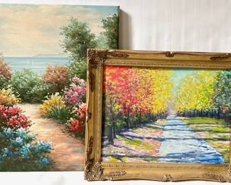 Original Oil Paintings In Ornate Frame, Signed & Other Original Oil, Unframed
Lot #: 131