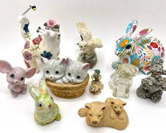 10 Animal Figurines, Mostly Vintage
Lot #: 120