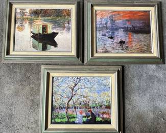 3 Reproductions Of Claude Monet Paintings
Lot #: 164