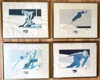 Set Of 4 1980 Olympics Maxicards With Matching Postage Stamps, Signed
Lot #: 47