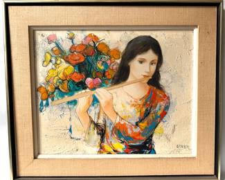 Charles Lanier (America B1938) Original Oil Painting, Signed
Lot #: 30