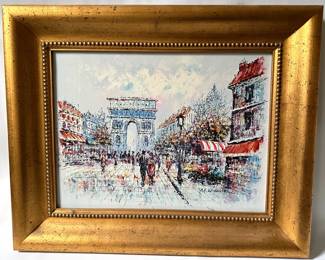 M. Winston Original Oil Painting Of Paris, Signed
Lot #: 69