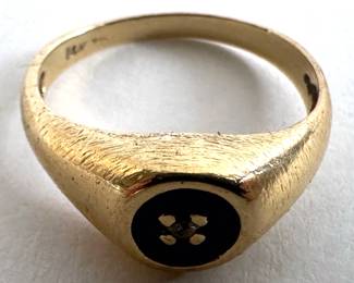 Vintage 14K Gold Ring, Size 3.75
Lot #: 73