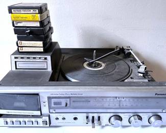 Vintage Panasonic 8 Track Player & Record Player With Several 8 Track Tapes
Lot #: 97