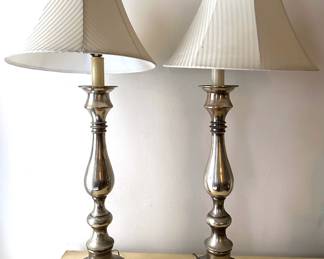 Pair Large Vintage Brass Table Lamps
Lot #: 168