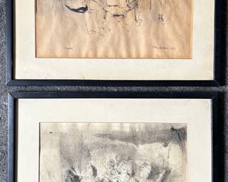 2 Frank Ettenberg (American, 1964) Original Drawings, "Musicians" & "the Four Disgraces"
Lot #: 79