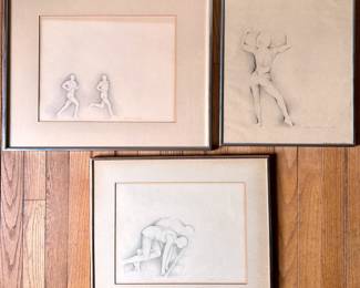 3 Fredrick G. Henderson (American 1980) Original Drawings Of Athletes
Lot #: 78