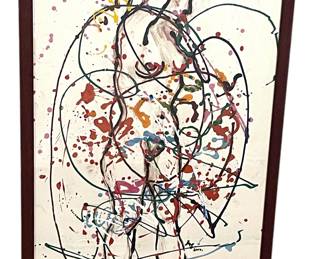 Artist: JMS / 17" wide x 24" tall with frame