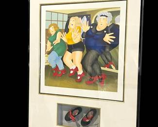 Artist: Beryl Cook / Dancing Days / 33.75" wide x 42" tall with frame