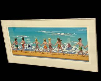Artist: Reudor / Missing / 44.25" wide x 21" tall with frame