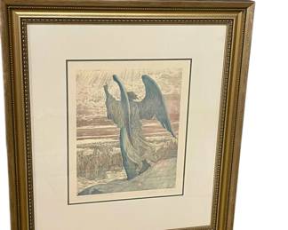 Artist: Guillaume Azoulay / Joshua's Encounter / 22" wide x 25" tall with frame