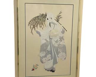 Artist: Hisashi Otsuka / Moment of Reverance / 35.5" wide  x  50.25" tall with frame