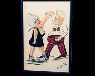 Artist: Orsini / 21.5" wide  x  31" tall with frame