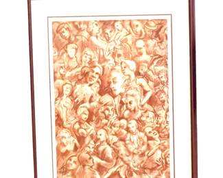 Artist: Ken Brooks / Enigma / 23" wide x 30" tall with frame