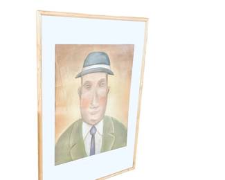 Artist: Bonnie Stephens / Who and Why? / 25" wide x 37" tall with frame