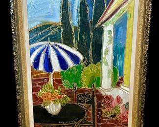 19.5" wide x 27" tall with frame