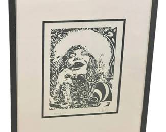 Artist: Azoulay / Janis / 18" wide x 21.5" tall with frame