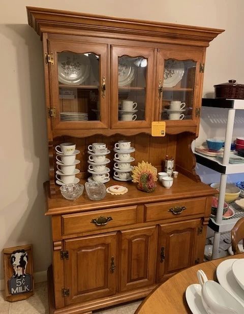 Tell City Hutch - Solid Hard Rock Maple