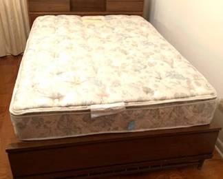 MCM Full Size Bed and Mattress Set
