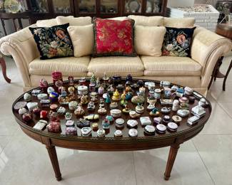 Beautiful and unique assortment of Limoges trinket boxes