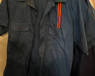 Vintage Braniff Airlines work shirts