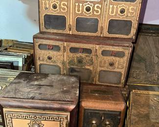 Vintage Post Office Box Banks