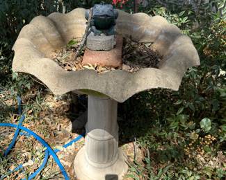 Concrete Bird Bath