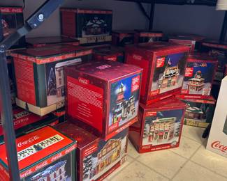 Coca Cola Christmas Village Pieces - Huge Selection