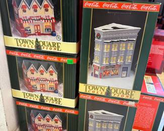 Coca Cola Christmas Village Pieces - Huge Selection