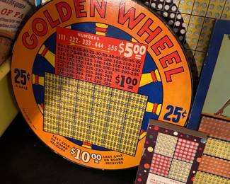 Vintage Lottery Punchcards