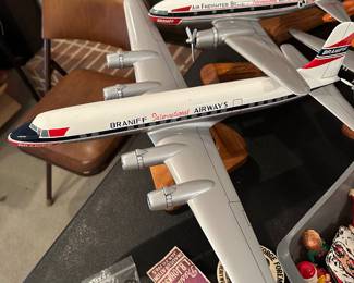 Vintage Braniff Airlines Plane