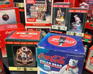 Coca Cola Christmas Village Pieces - Huge Selection