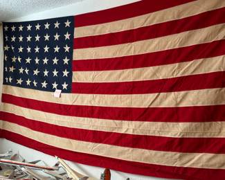 Vintage 48 Star USA Flag