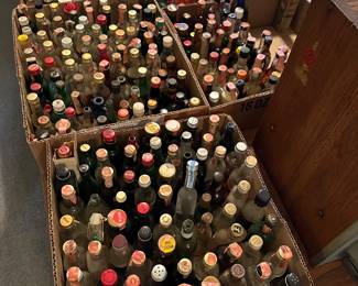 Vintage Mini Alcohol Bottles