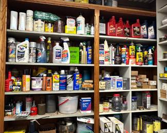 Garage Chemicals, Cleaners & Car CLeaning