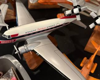 Vintage Braniff Airlines Plane