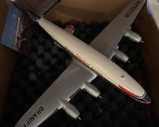 Vintage Braniff Airlines Plane