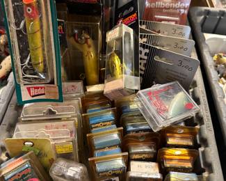 Hundreds of Fishing Lures