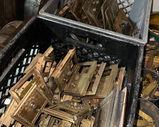 Vintage Post Office Box Bank Parts