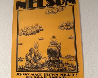 Vintage Willie Nelson Poster