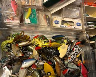 Hundreds of Fishing Lures