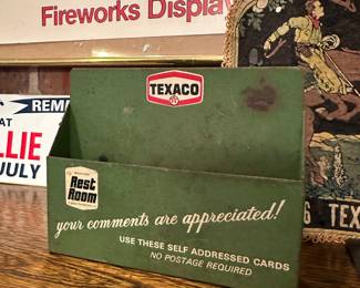 Texaco Metal Card Holder